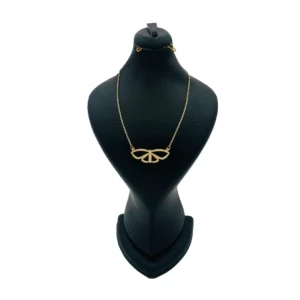 گردنی طلا مدل شاپرک